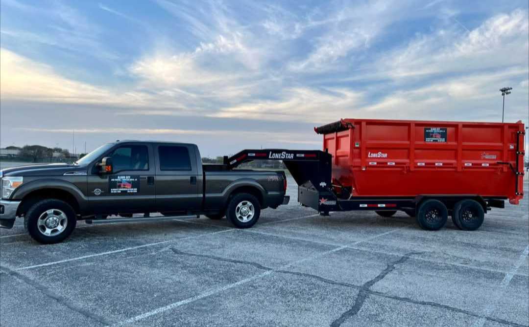 Alamo City Junk Removal Professional Work Truck
