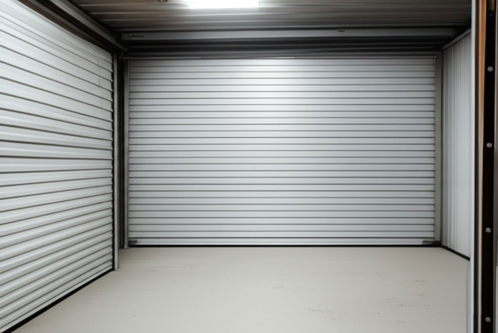 Storage Unit Cleanout After - Clean, empty storage unit ready for use